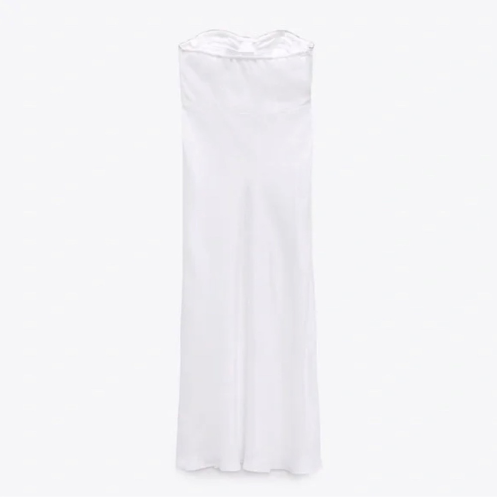 NWT Zara white corset dress - Picture 2 of 8